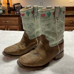 Kids Tin Haul Boots I <3 Cactus